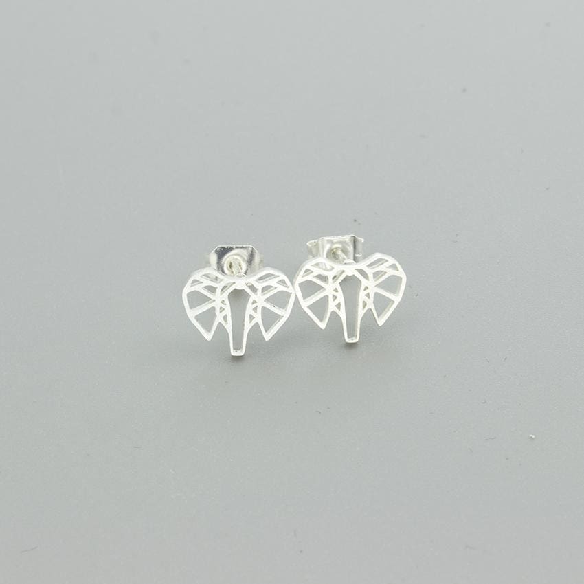 Boucles D'Oreilles Éléphant En Argent Sterling 925 Avec Cristal - Cadeau Pour Femme, Fille - ONEFINITY