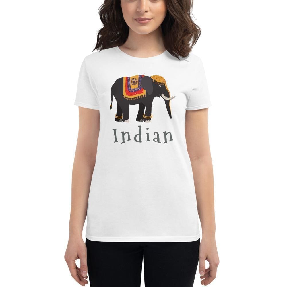T-shirt Femme Débardeur à Motif éléphant - Coton Léger, Coupe Classique - Idée Cadeau Originale